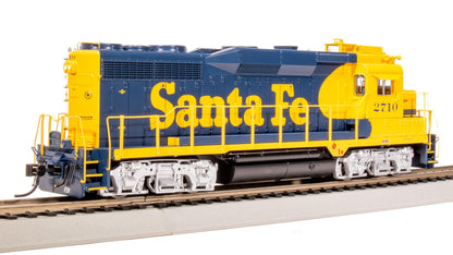 Broadway Limited 7560 EMD GP30, ATSF 2710, Blue Warbonnet, Paragon4 Sound/DC/DCC, (GP30u) HO Scale