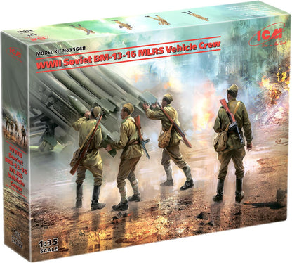 WWII Soviet BM-13-16 MLRS Vehicle Crew