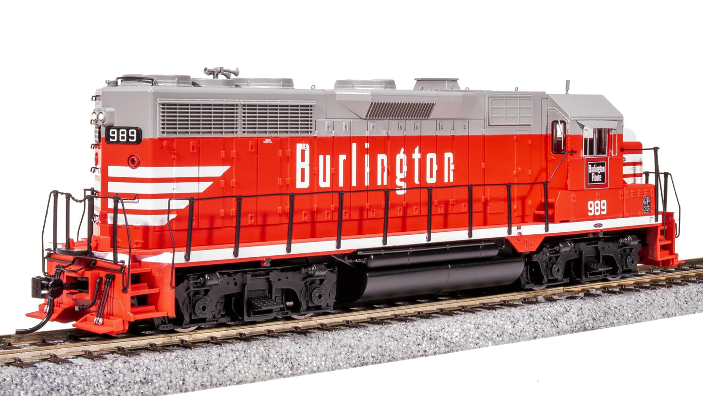 Broadway Limited 7535 EMD GP35, CBQ 992, Chinese Red, Paragon4 Sound/DC/DCC, HO Scale