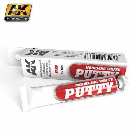 White Acrylic Modeling Hard Putty 20ml Tube