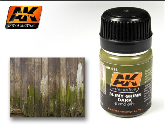 Slimy Grime Dark Enamel Paint 35ml Bottle