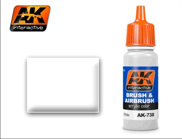 White Acrylic Paint 17ml Bottle (D)