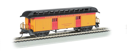 HO Old-Time Passenger Baggage w/Rounded-End Clerestory Roof Western & Atlantic