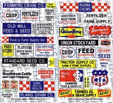 HO Feed & Seed Signs