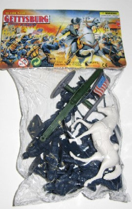 54mm Gettysburg Union Figure Playset (12pcs) (Bagged) (Americana)