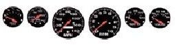 1/24-1/25 Performance Gauges (Black)