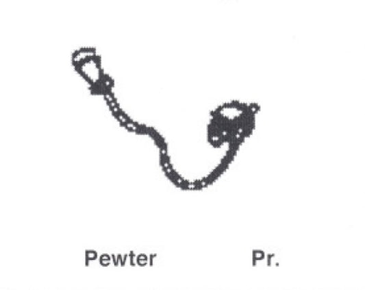 HO MU Cable w/Receptacle Plug & Stand (pr)