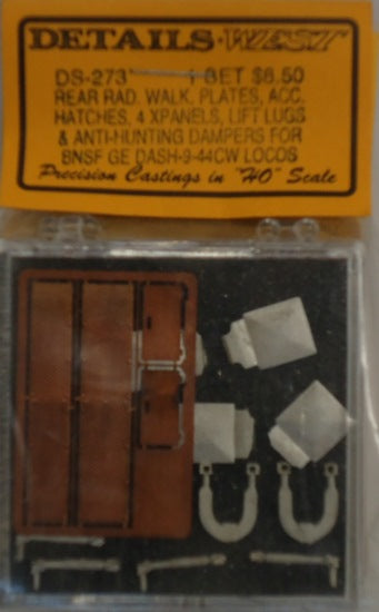 HO Rear Rad. Walk Plates Accessories Set (D)