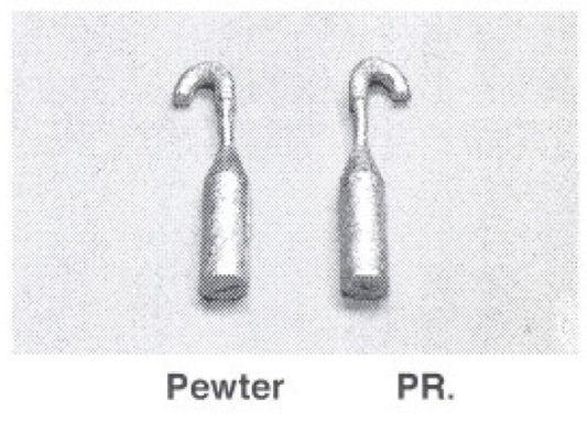 HO Gooseneck Rooftop Pipe for F Units (pr) (D)