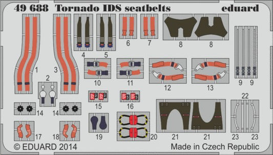 1/48 Aircraft- Tornado IDS Seatbelts for RVL (Painted) (D)