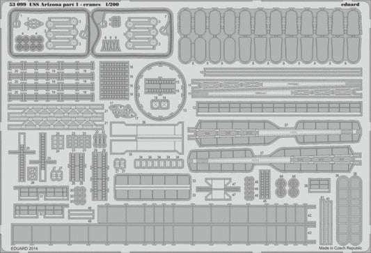 1/200 Ship- USS Arizona Cranes Pt.1 for TSM