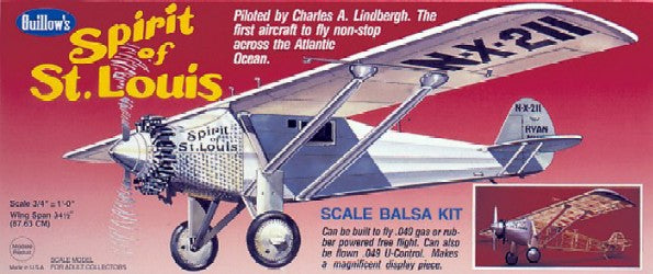 34-1/2" Wingspan Spirit of St. Louis Kit