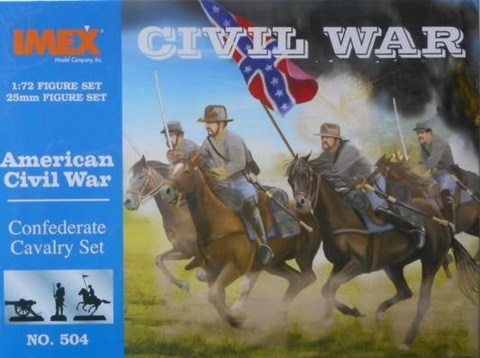 1/72 Civil War Confederate Cavalry (17 foot, 11 mtd)