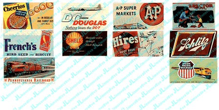 N 1940-60's Consumer Product Signs (10)