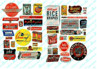 HO 1940-50's Consumer Product Posters/Signs (42)