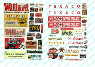 HO 1930-60's Gas & Oil Posters/Signs (61)