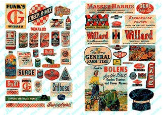 N 1940-50's Farm, Feed/Seed Posters/Signs (54)