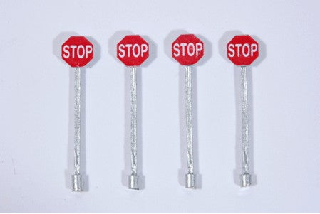 HO Custom Stop Sign Red (4)