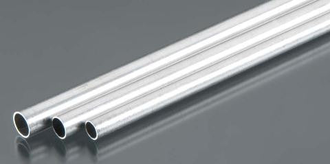 3/16", 7/32", 1/4" Bendable Round Aluminum Tubes (3/cd)