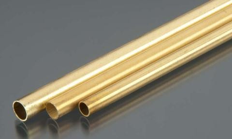 3/16", 7/32", 1/4" Bendable Round Brass Tubes (3/cd)