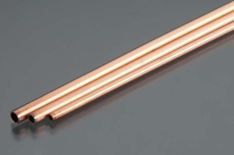 3/32", 5/32", 1/8" Bendable Round Copper Tubes (3/cd)