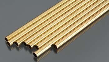 5/16"x12" Round Brass Tube .004 Wall (1)