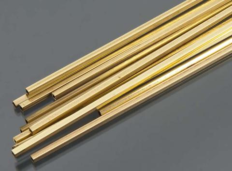 1/8"x12" Square Brass Tube .004 Wall (1)