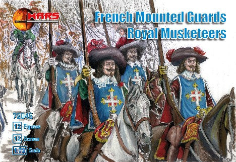 1/72 French Guards Royal Musketeers (12 Mtd)