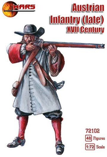 1/72 XVII Century (Late) Austrian Infantry (48)