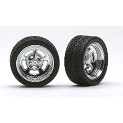 1/24-1/25 Holis 23" Chrome Rims w/Tires (4)