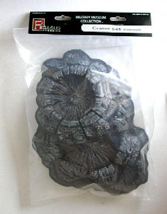 Multi-Scale for 1/72-1/32 Crater Set (5pc, painted) (Vacu-Formed)