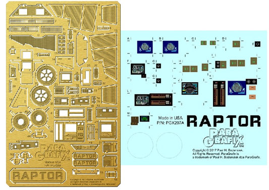 1/32 Battlestar Galactica: Raptor Photo-Etch & Plastic Film Set for MOE