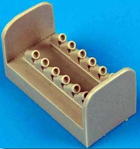 1/72 Spitfire Mk XIV Exhaust Round for ACY (D)