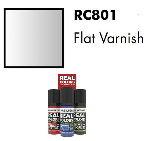 AK Interactive Real Colors Flat Varnish 17 ml.