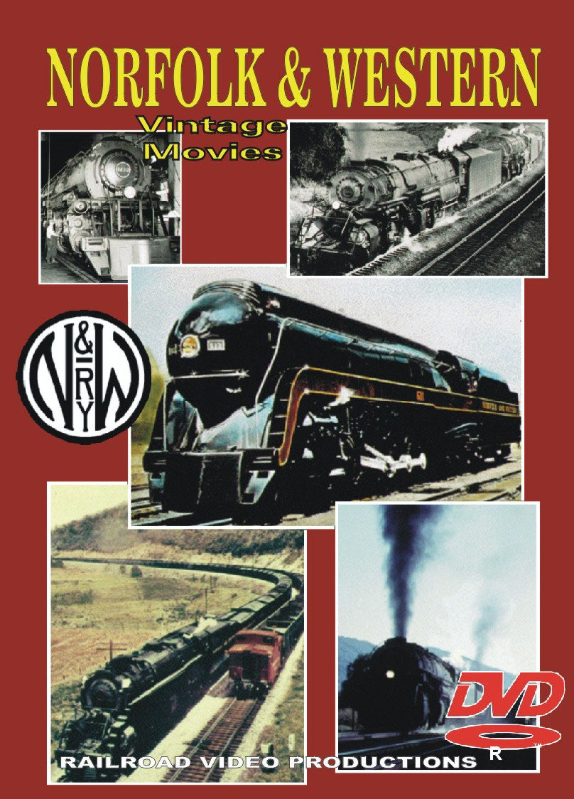 NORFOLK & WESTERN Vintage Movies & NORFOLK SOUTHERN IN PENNSYLVANIA