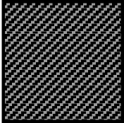 1/12 Carbon Fiber Twill Weave Pewter on Black Waterslide Decal