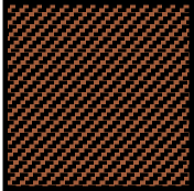 1/20 Carbon Fiber Twill Weave Black on Bronze Waterslide Decal