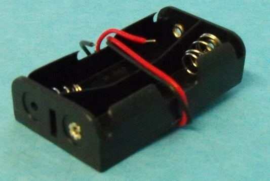 Battery Box for 2 AA Batteries (wired)