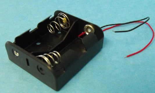 Battery Box for 2 C Batteries (wired)