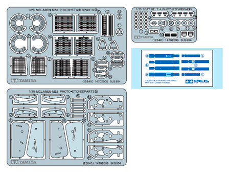1/20 1976 McLaren M23 Photo-Etched Detail Set