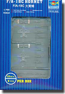 1/700 F/A18C Hornet Aircraft Set for USS Nimitz (12/Bx)