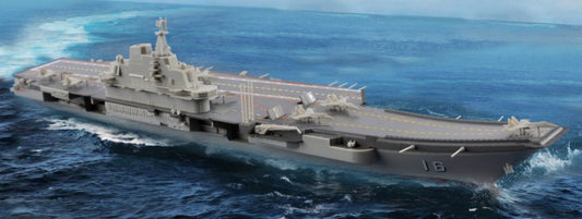 1/1000 PLA Chinese Navy LiaoNing CV16 Aircraft Carrier (Pre-Painted Snap)