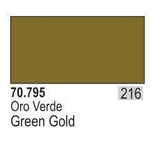35ml Bottle Metallic Liquid Green Gold Model Color