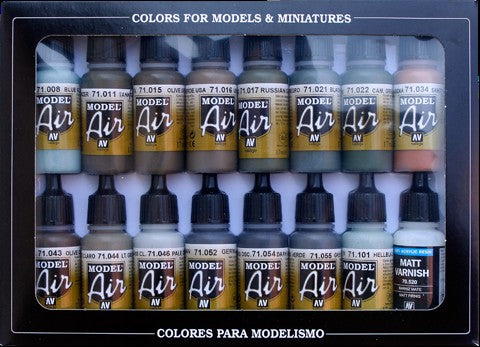17ml Bottle RLM Model Air Paint Set (16 Colors)