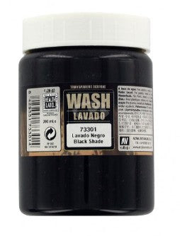 200ml Bottle Black Wash