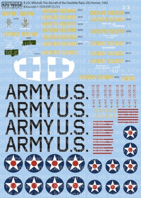 1/72 B25 Mitchells Doolittle Raid USS Hornet Apr. 18, 1942