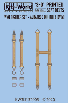 1/32 3D Color Seatbelts WWI Albatross Fighters