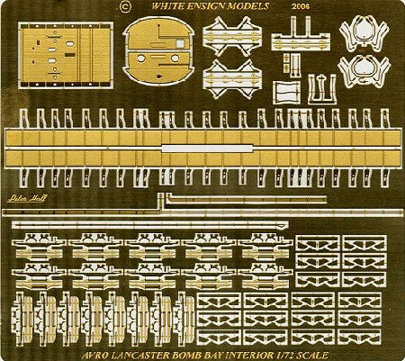 1/72 Avro Lancaster Bomb Bay Detail Set for ARX, RVL & HSG (D)
