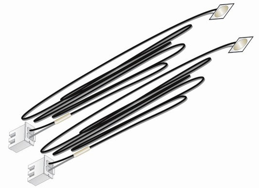 Just Plug: Cool White Stick-On LED Lights w/24" Cable (2)