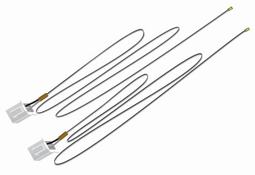 Just Plug: Yellow Flashing Nano LED Lights w/24" Cable (2)